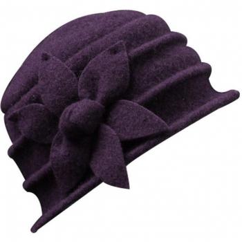 Winter Warm Wool Felt Beanie Hat for Women