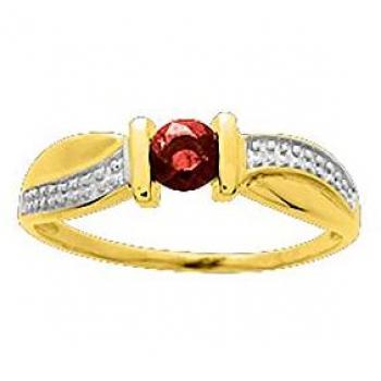 Éclat Rubis – Bague Or 18 Carats