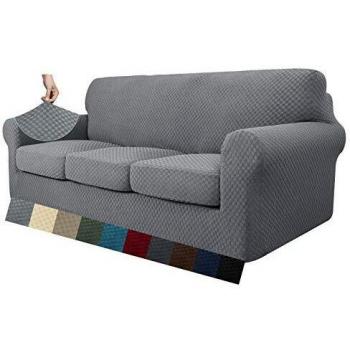 MAXIJIN Elastic Jacquard Couch Cover Set