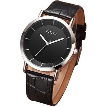 Minimalistische Edelstahl Uhr für Liebende