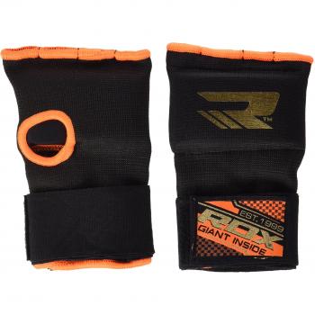 RDX Knuckle Protection Gel Gloves with Hook‑and‑Loop Wrist Band – OEKO‑TEX Certified – XL / Orange