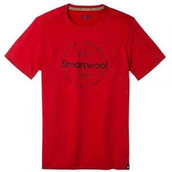 T-shirt Smartwool Homme Merino Sport 150 Go Far Feel Good, Chili Pepper Heather, FR : M