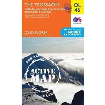 The Trossachs Map | Weatherproof | Callander, Aberfoyle & Lochearnhead, Balquhidder & Strathyre | Ordnance Survey | OS Explorer Active Map OL46 | ... | Maps | Adventure (OS Explorer Map Active)