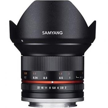 Samyang 12mm f/2.0 Ultra Wide Angle Lens for Sony Mirrorless Camera, Black