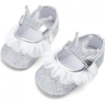 Baby Mädchen Krabbelschuhe mit weicher Sohle