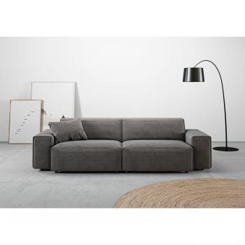 Andas Big-Sofa Glimminge mit besonderen Kedernähten