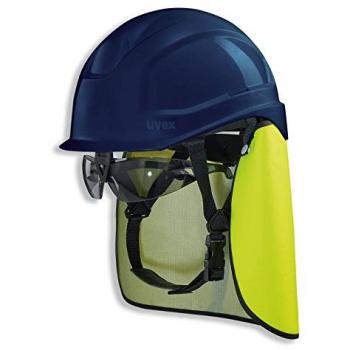 UVEX Helm pheos S-KR IES mit BG Bau Förderung und Schutzbrille