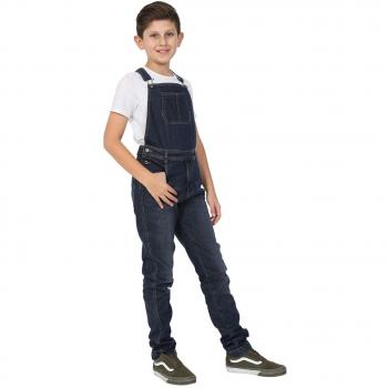 Wash Clothing Company Boys Blue Denim Overalls, 12 Years, Slim Fit