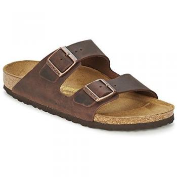 Sandales Birkenstock Arizona Étroit 43, couleur brun