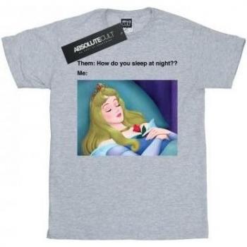 Camiseta negra de la Bella Durmiente para niño