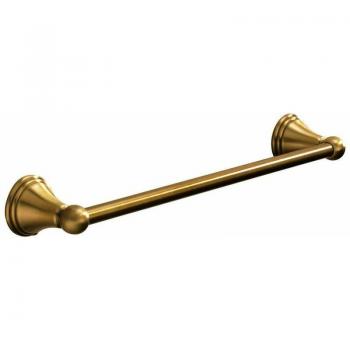 Porte-serviettes mural Rosa 45 cm en acier bronzé