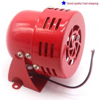 50s Type 12V Motorized Chrome Air Raid Siren for Trucks