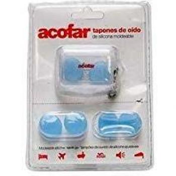 TAPONES OIDOS SILICONA MOLDEABLE ACOFAR 6 UNIDAD