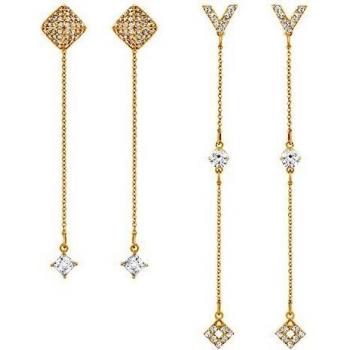 Swarovski Grapefruit‑Kreiselohrringe