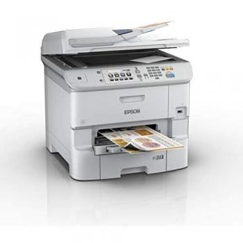 Epson Workforce Pro WF 6590 DWF Multifunzione a Colori, Grigio, Tecnologia Inchiostro con Wi-Fi Integrato
