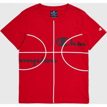 T-SHIRT RAGAZZO BASKETBALL IN COTONE ROSSO