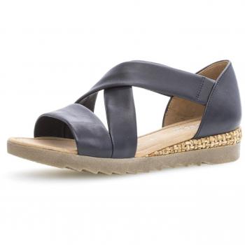 Gabor 22.711 Damen Sandalen, Riemchensandale, Comfort-Mehrweite, Navy