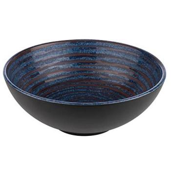 Cobalt Loop Dining Bowl – 240 × 90 mm