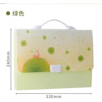 3Pcs Deli A4 Organizer with 13 Pockets for Office Supplies