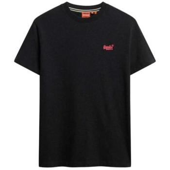 Superdry Maglietta a Maniche Corte Vintage Logo Raven Black Marl