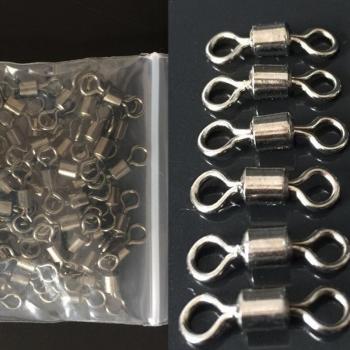 100Pcs 8 Shape Eye Swivels