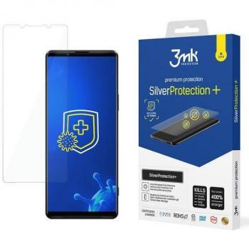 Fólia Antimicrobiana 3MK para Sony Xperia 1 III 5G – Capa Plateada