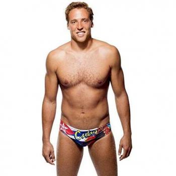 Puro 2015 Turbo Cuba XL Mens Swim Brief – Rainbow Palette