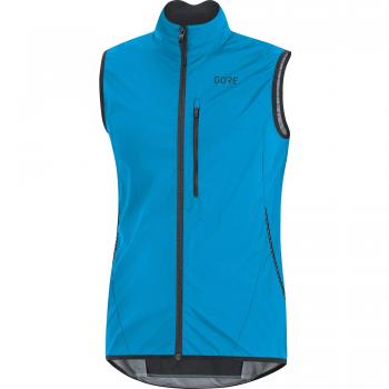 GORE WEAR Herren C3 Windstopper Light-Weste (Dynamisch Cyan) – Größe XL