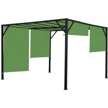 Gartenüberdachung Beja 4x4m mit Schiebedach