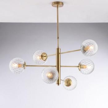 BONETTI ILLUMINA Bronze Pendel 6 Lichter Ø73 cm