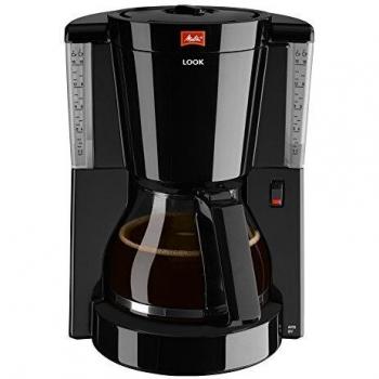 Melitta Look IV 1011‑02 Brewing Unit, Glass Jug, Aroma Selector – Black Finish
