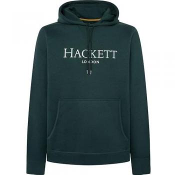 Felpa con Cappuccio Hackett Uomo Verde Foresta HM581289 S