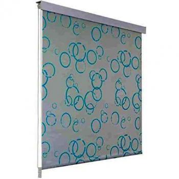 Vidaxl Shower Blind on Roller: 100x240 cm, Bubble theme