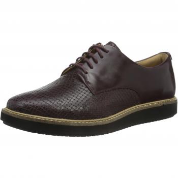 Clarks Glick Darby, Scarpe Stringate Donna, 38 EU, Viola