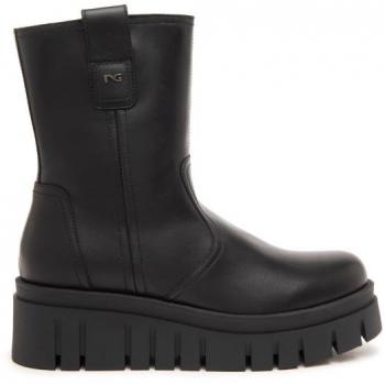 Nero Giardini stivaletti in pelle nera per donna I411922D100