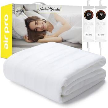 Electric King‑Fit AirPro Fleece Mattress Guard