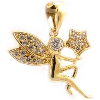 Colgante 'Campanilla' Oro 25x17 mm