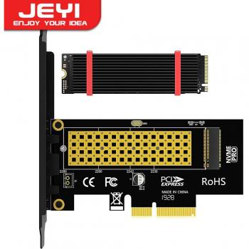 Módulo Expansión M.2 PCIe4.0 X4 Gen4 NVMe JEYI con refrigeración aluminio