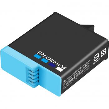Probty Hero 8 1680mAh Battery and 3-Slot LCD Charger for GoPro Hero 6, 7, 8