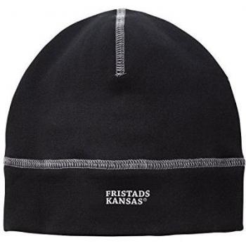 Fristads 9101 STF Stretch-Fleecemütze in Schwarz, Größe ONESIZE