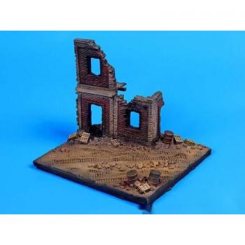 Miniatura de Casa Destruida en Resina 1/72