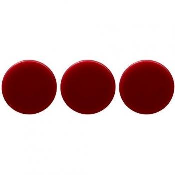 BLISTER 3 IMANES 30MM ROJO