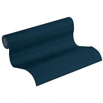 Livingwalls Papier Peint Uni Bleu 10,05 m x 0,53 m
