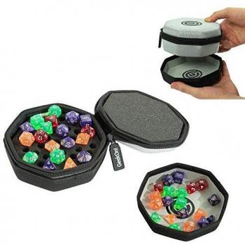 GEEKON Versatile Dice Case with Protective Padding and Felt Tray