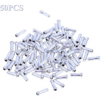 Câbles de vélo avec embouts en aluminium 50pcs
