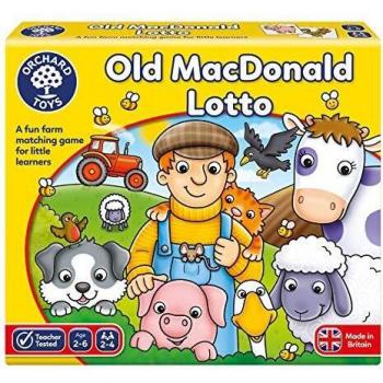Orchard Toys Preschool Learning Game: Old MacDonald's Lotto