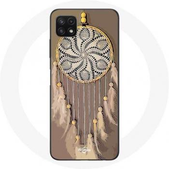 Protector Samsung Galaxy A22 5G “Esencia Marrón: Captura tus sueños”