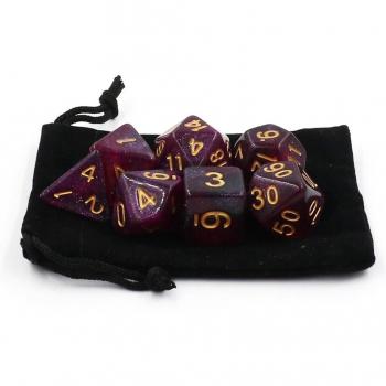 IMDG 7-Piece Acrylic RPG Dice Set