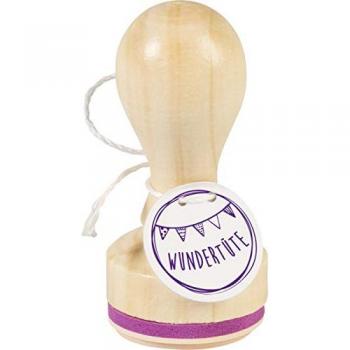 3er Set Motivstempel 'Wundertüte' 3,2cm