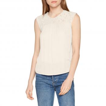 ONLY NOS Onlkarmen S/l Top Wvn Noos, Camiseta sin Mangas para Mujer, Blanco, Talla 40